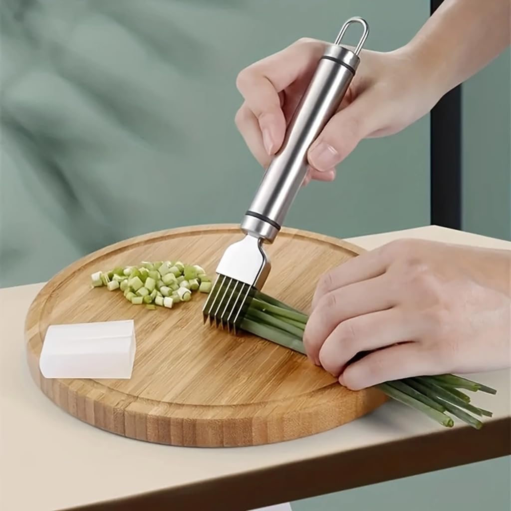 Amazon.com: Green Onion Slicer, Multi-Blade Kitchen Herb Cutter
